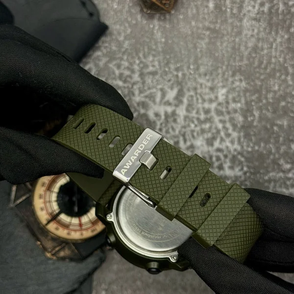 Годинник наручний Awarder 032 Де би не був Army Green-Black-Black фото 8