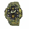 Мужские часы Awarder 003 Трезубец золото Army Green фото 2