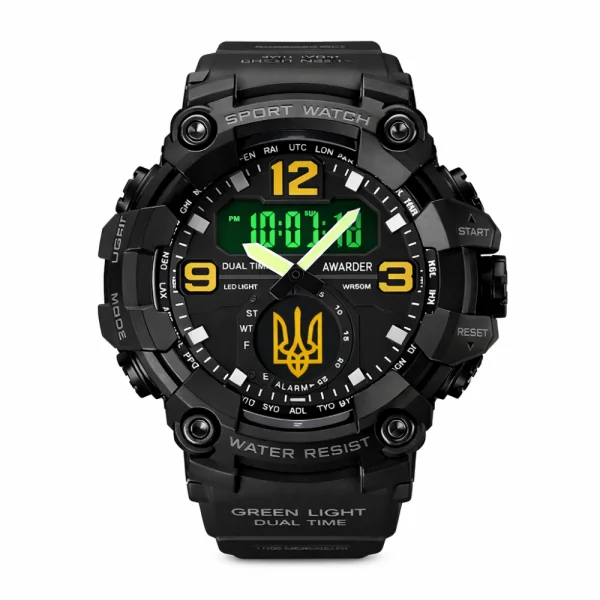 Мужские часы Awarder 004 Трезубец золото Black фото 1