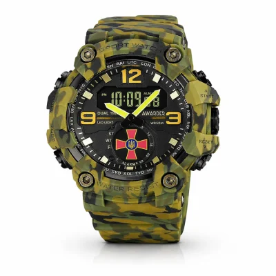 Мужские часы Awarder 003 ВСУ Camo Green