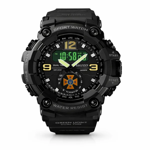 Чоловічий годинник Awarder 004 ДСНС All Black фото 1