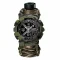 Awarder 005 Тризуб срібло Camo Green Паракордовий ремінець Camo Green