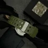 Мужские часы  Awarder 004 Трезубец серебро  Army Green-Black фото 7