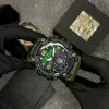 Чоловічий годинник Awarder 004 Тризуб срібло  Army Green-Black фото 6