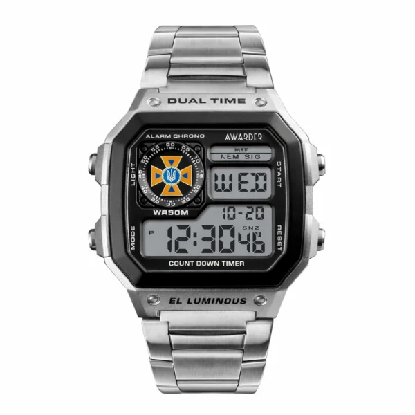 Чоловічий годинник Awarder 011 ДСНС Silver фото 1
