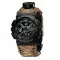 Awarder 005 Тризуб срібло  Black + Паракордовий ремінець Desert Camo