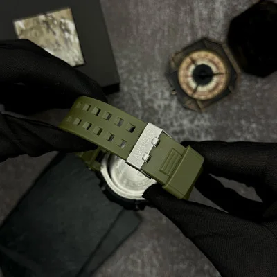 Awarder 004AGUASI Трезубец серебро Зеленые + Коробка