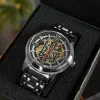 Класичний чоловічий годинник Awarder 025 Sharp Silver Black фото 6