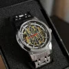 Класичний чоловічий годинник Awarder 025 Sharp Silver Black фото 7
