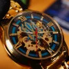 Класичний чоловічий годинник Awarder 025 Sharp Gold Blue фото 7