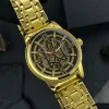 Класичний чоловічий годинник Awarder 025 Sharp Gold-Black фото 6