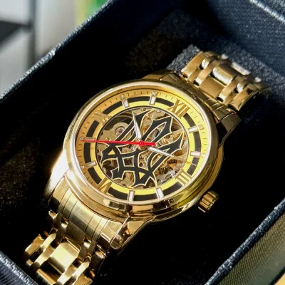 Классические мужские часы Awarder 025 Sharp Gold-Gold