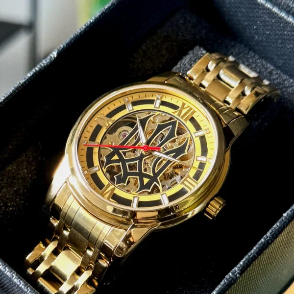 Класичний чоловічий годинник Awarder 025 Sharp Gold-Gold фото 4