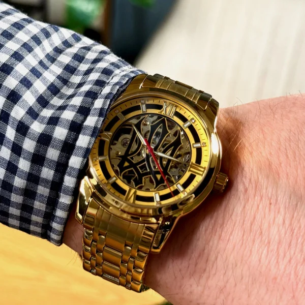 Класичний чоловічий годинник Awarder 025 Sharp Gold-Gold фото 3