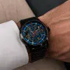 Класичний чоловічий годинник Awarder 025 Sharp Black-Blue фото 3