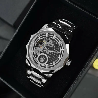 Класичний годинник Awarder 024SI Тризуб срібло Silver
