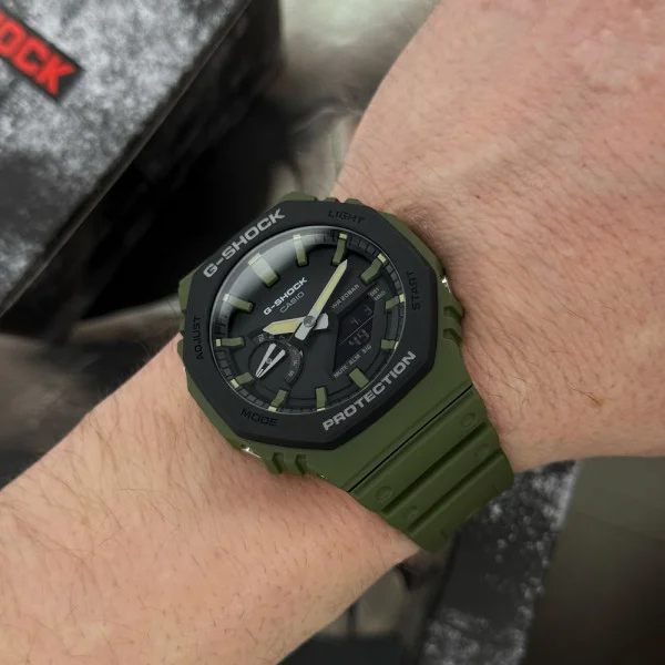 Чоловічий годинник Casio GA-2110SU-3A фото 3