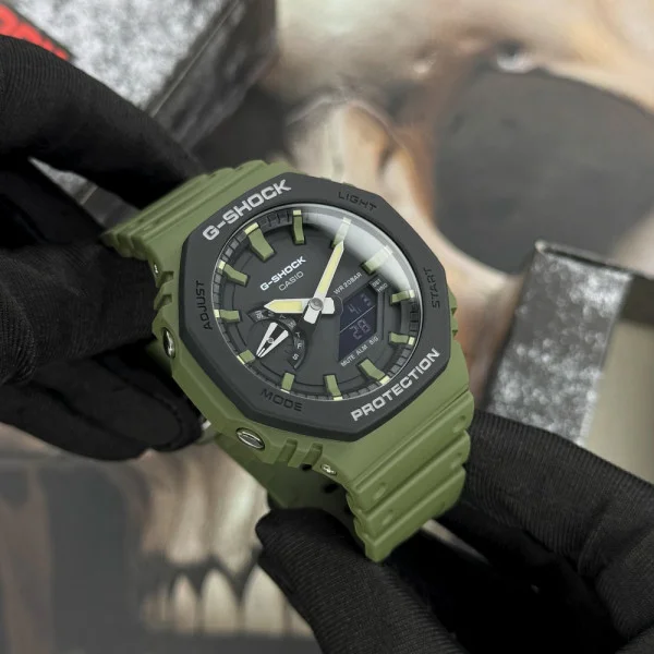 Чоловічий годинник Casio GA-2110SU-3A фото 4