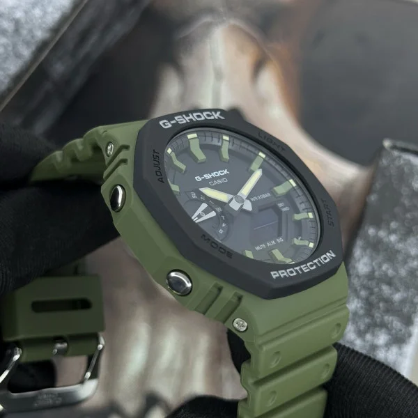 Чоловічий годинник Casio GA-2110SU-3A фото 6