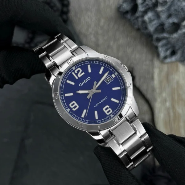 Чоловічий годинник Casio MTP-V004D-2B фото 8