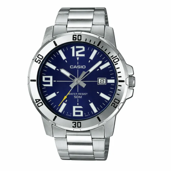 Чоловічий годинник Casio MTP-VD01D-2B фото 1