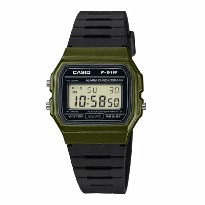 Чоловічий годинник Casio F-91WM-3A