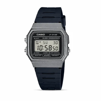 Чоловічий годинник Casio F-91WM-1B