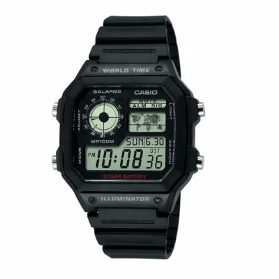Чоловічий годинник Casio AE-1200WH-1A