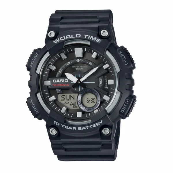 Чоловічий годинник Casio AEQ-110W-1A фото 1