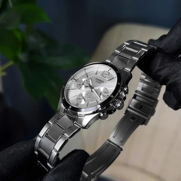 Чоловічий годинник Casio MTP-1374D-7A фото 6
