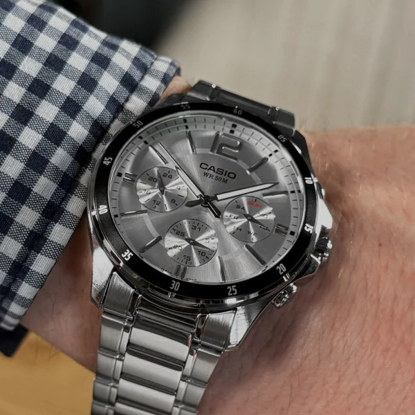 Чоловічий годинник Casio MTP-1374D-7A фото 3