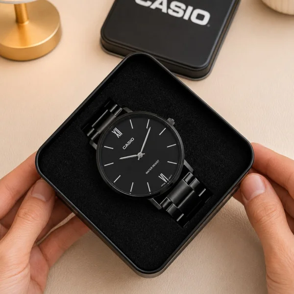 Мужские часы Casio MTP-VT01B-1B фото 4
