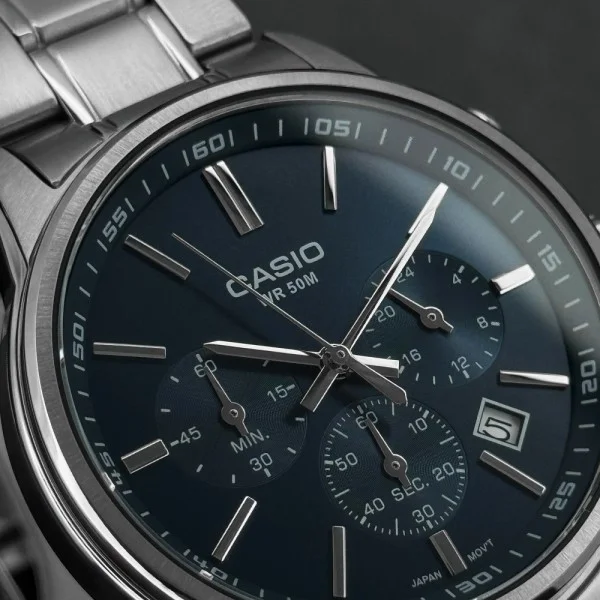 Чоловічий годинник Casio MTP-E515D-2A1 фото 6