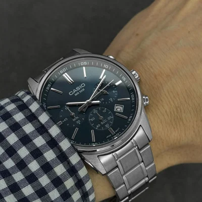 Чоловічий годинник Casio MTP-E515D-2A1