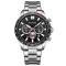 Curren 8418 Silver-Black