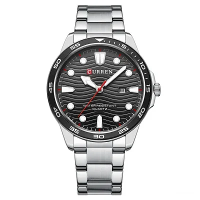Чоловічий годинник Curren 8426 Silver-Black