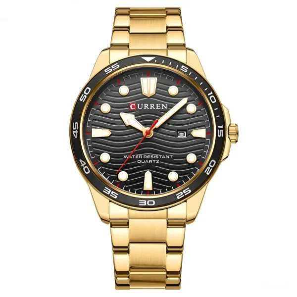 Мужские часы Curren 8426 Gold-Black фото 1
