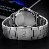 Мужские часы Curren 8425 Silver-Blue фото 9
