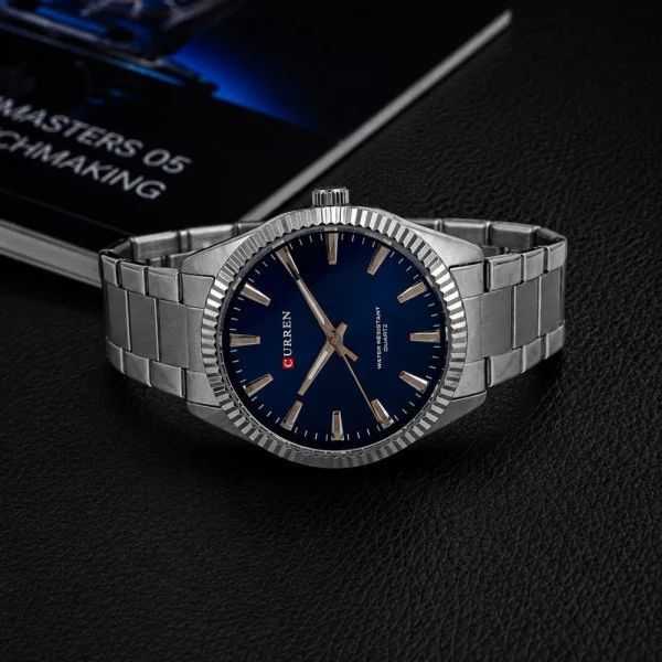 Мужские часы Curren 8425 Silver-Blue фото 6