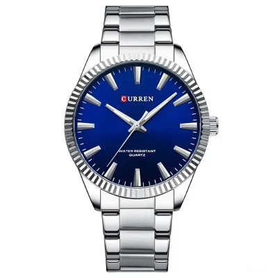Curren 8425 Silver-Blue