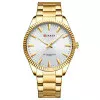 Чоловічий годинник Curren 8425 Gold-White фото 2