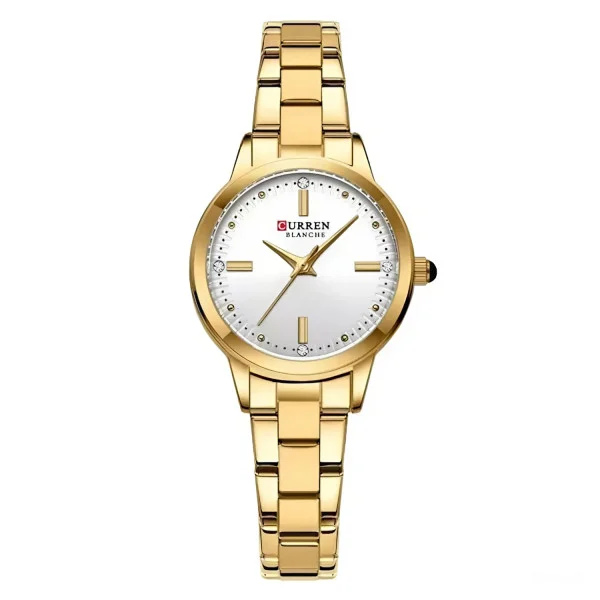 Жіночий годинник Curren 9094 Gold-White фото 1