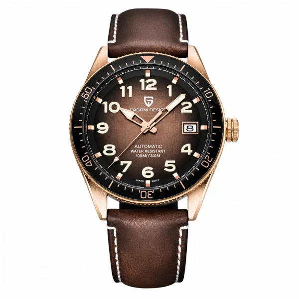 Чоловічий годинник Pagani Design PD-1649 Rose Gold-Brown фото 1