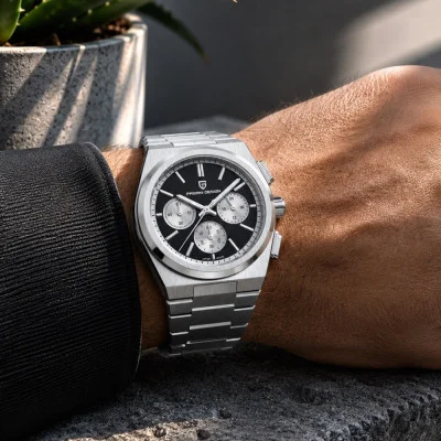 Чоловічий годинник Pagani Design PD-1761 Silver-Black