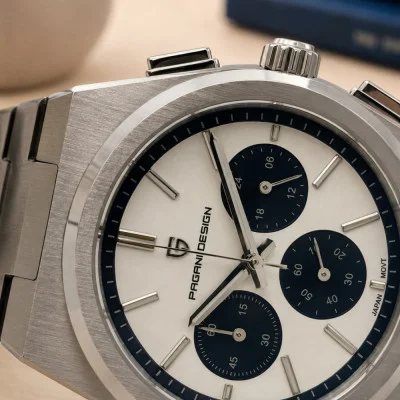 Мужские часы Pagani Design PD-1761 Silver-White
