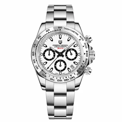 Мужские часы Pagani Design PD-1727 Silver-White
