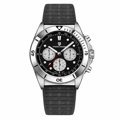 Мужские часы Pagani Design PD-1705-1 Silver-Black
