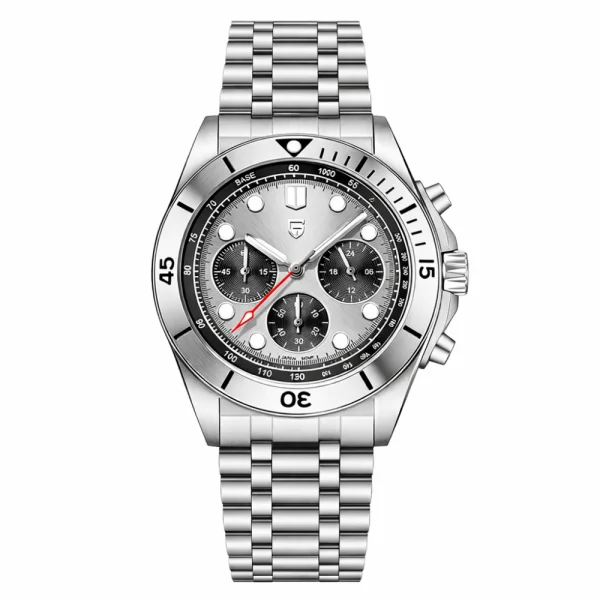 Чоловічий годинник Pagani Design PD-1705-1 Silver-Silver Steel фото 1