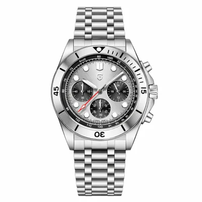 Чоловічий годинник Pagani Design PD-1705-1 Silver-Silver Steel