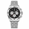 Чоловічий годинник Pagani Design PD-1705-1 Silver-Black Steel фото 2